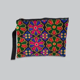 Jacquard Silk Pouch