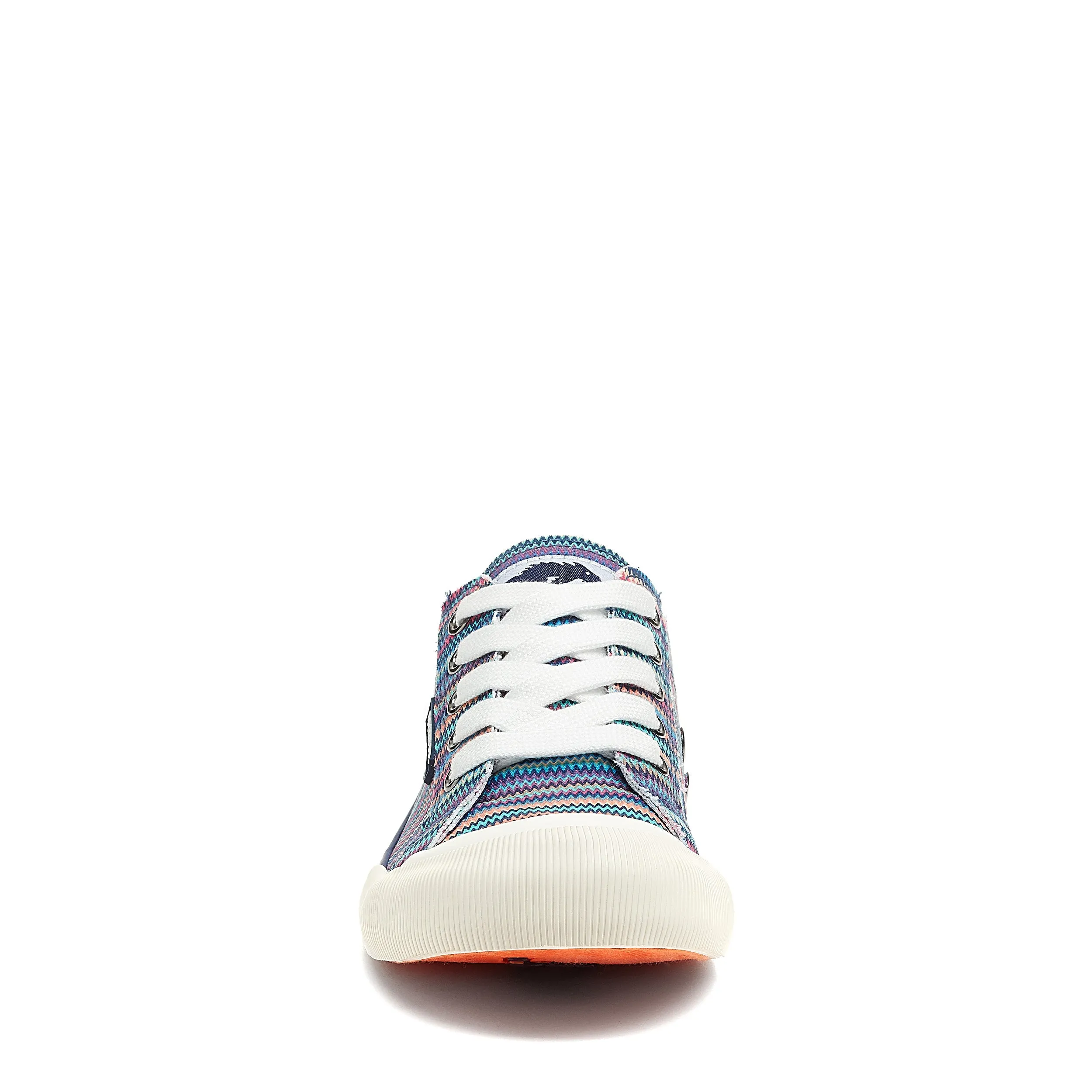 Jazzin Blue Stark Stripe Trainers