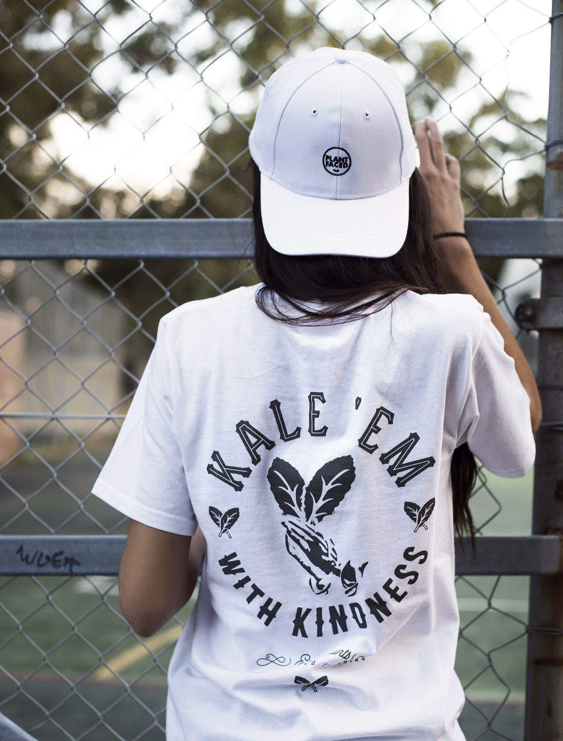 Kale 'Em With Kindness - White T-Shirt