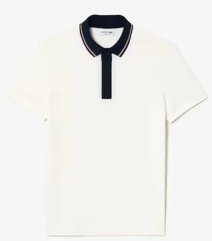 Lacoste Smart Paris Regular Fit Contrast Neck Polo Shirt