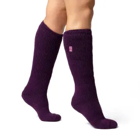 Ladies Original Outdoors Long Gardening Socks - Plum