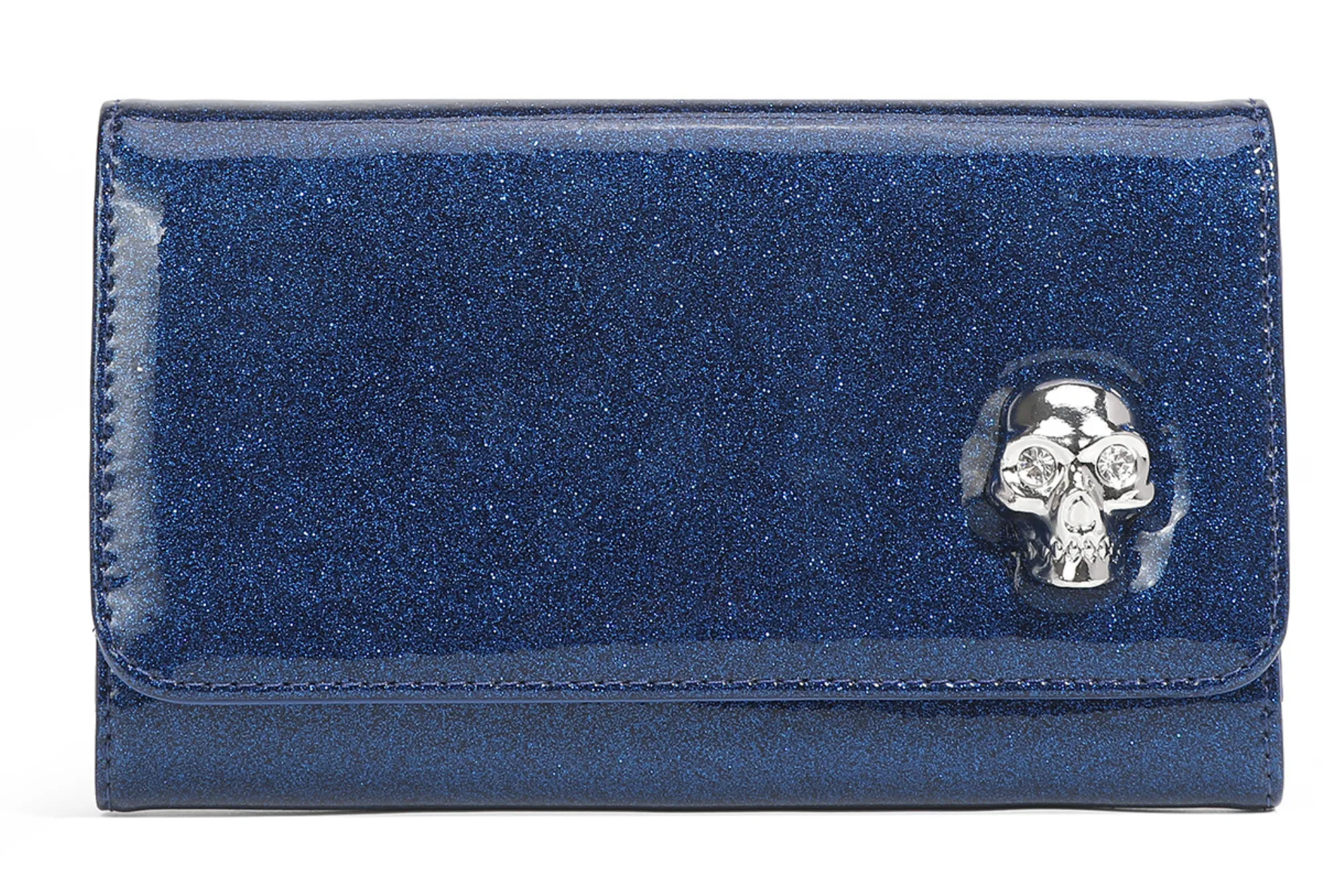 Lady Vamp Wallet - Royal Blue Sparkle