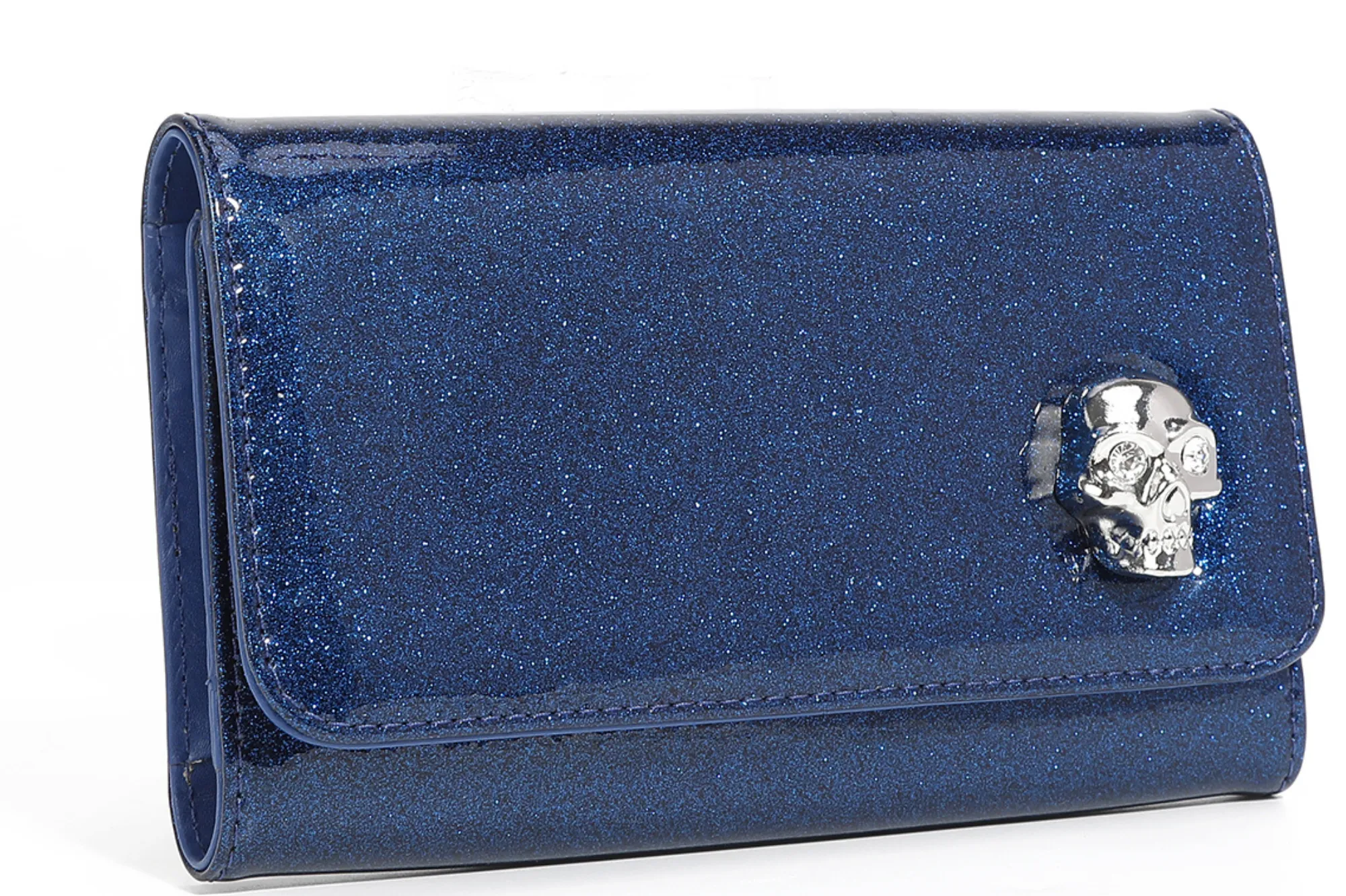 Lady Vamp Wallet - Royal Blue Sparkle