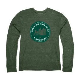 Marathon Tri-Blend Long-Sleeve Tee - Forest (Unisex Sizing)