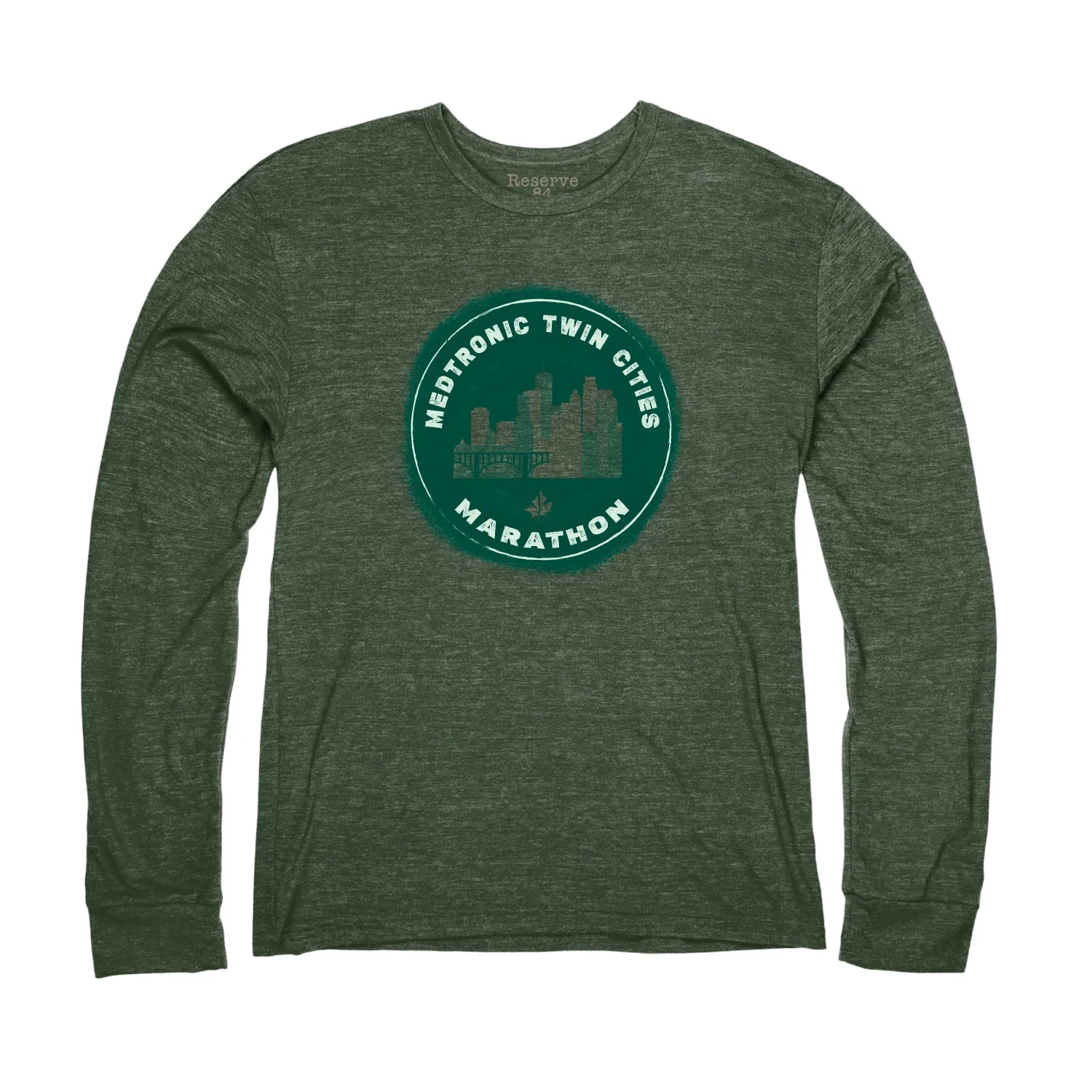 Marathon Tri-Blend Long-Sleeve Tee - Forest (Unisex Sizing)