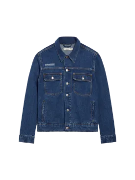 Mens Nettle Denim Jacket—mid wash