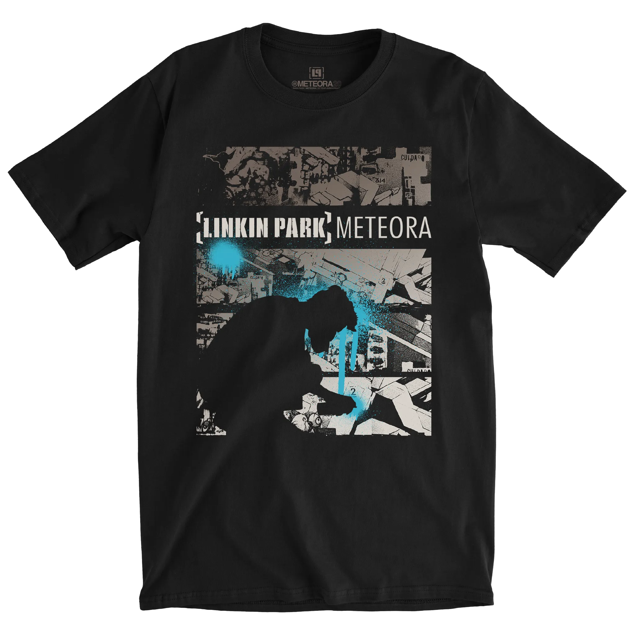 Meteora Drip Collage Black Tee