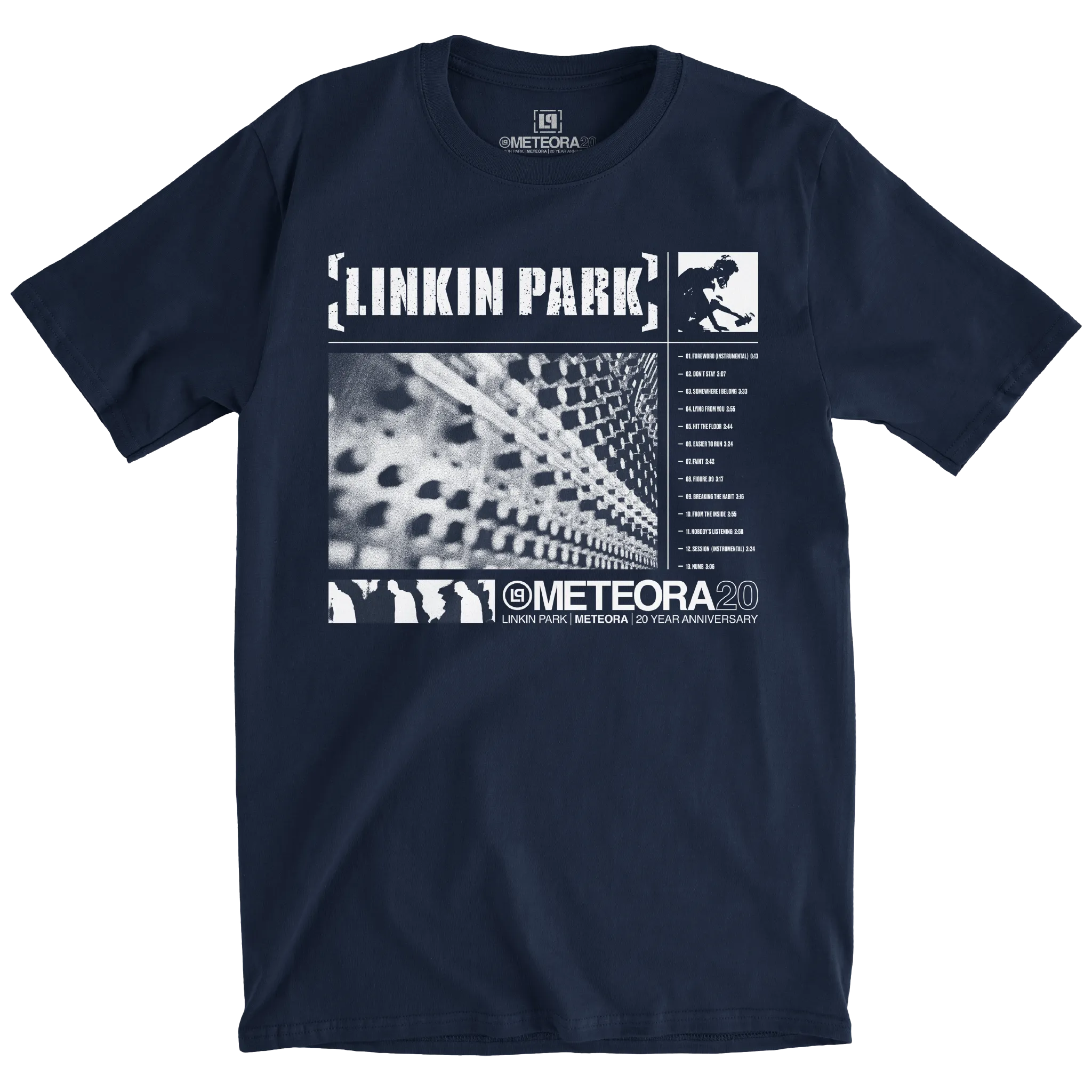 Meteora Sound Board Navy Tee