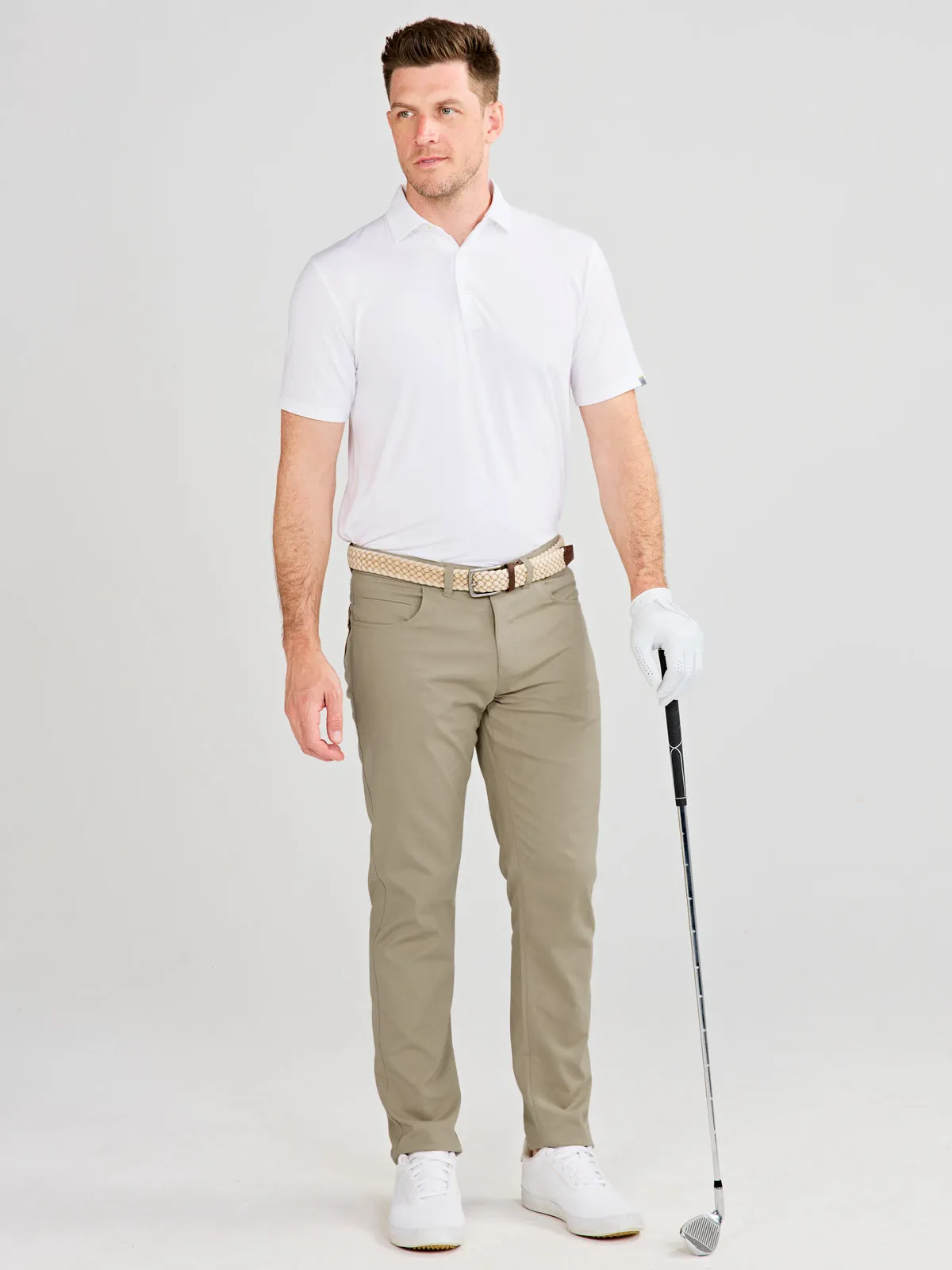 Motion Pant Straight Fit - Mid-Khaki