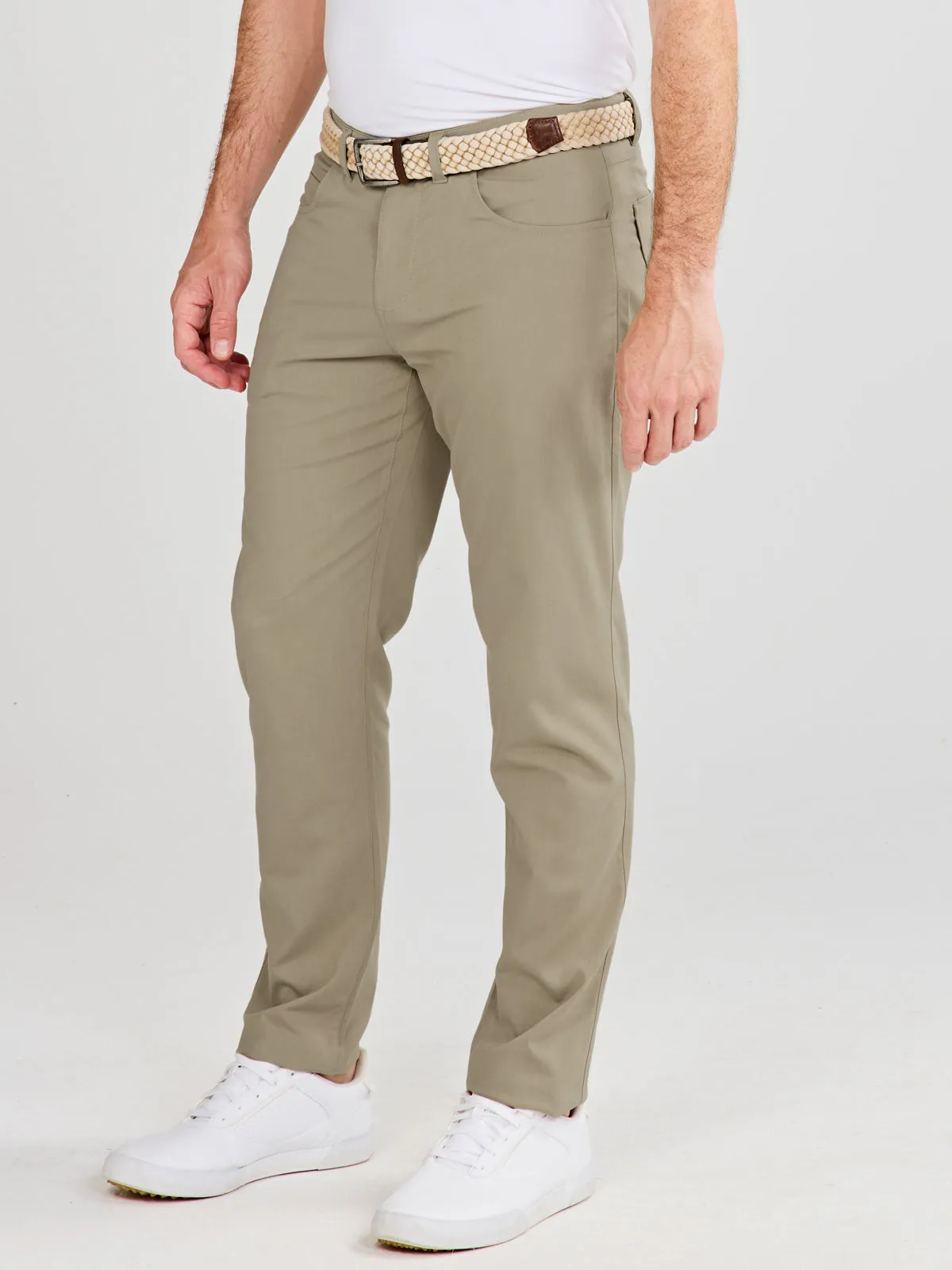 Motion Pant Straight Fit - Mid-Khaki