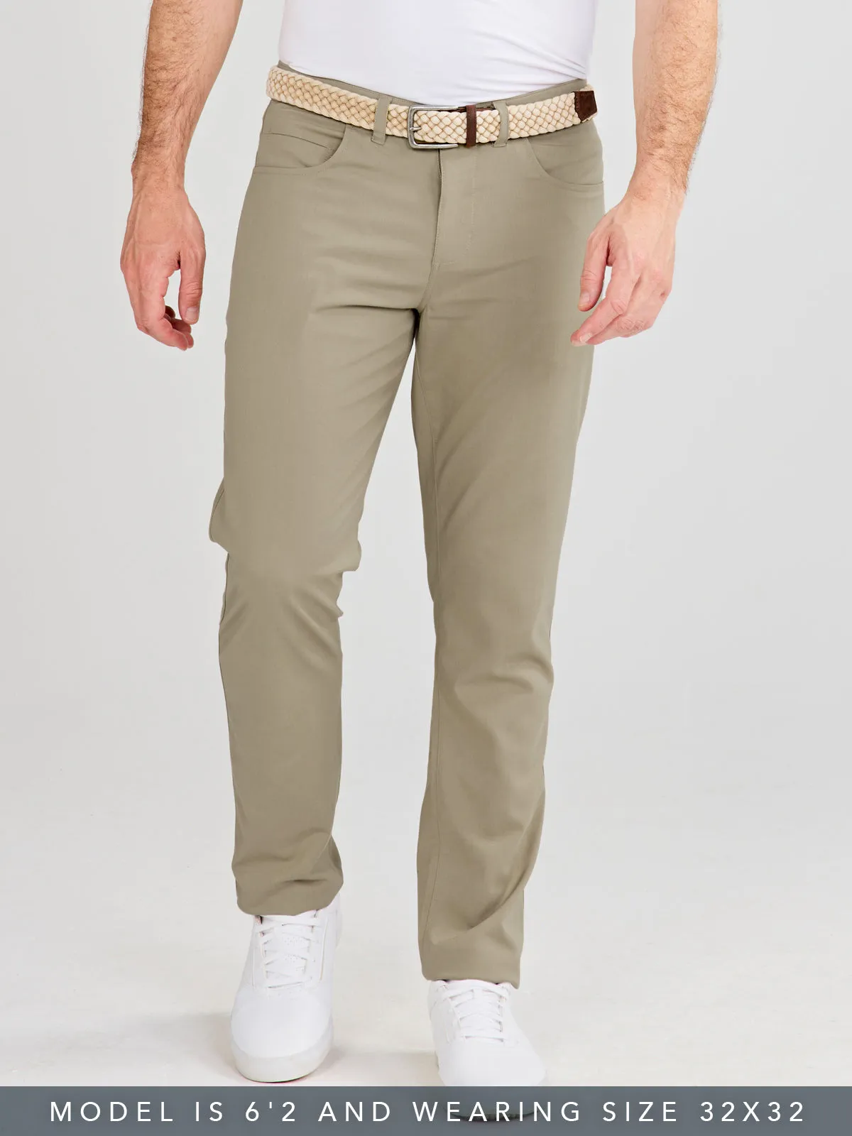 Motion Pant Straight Fit - Mid-Khaki