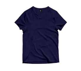 Navy Blue V-Neck T-Shirt