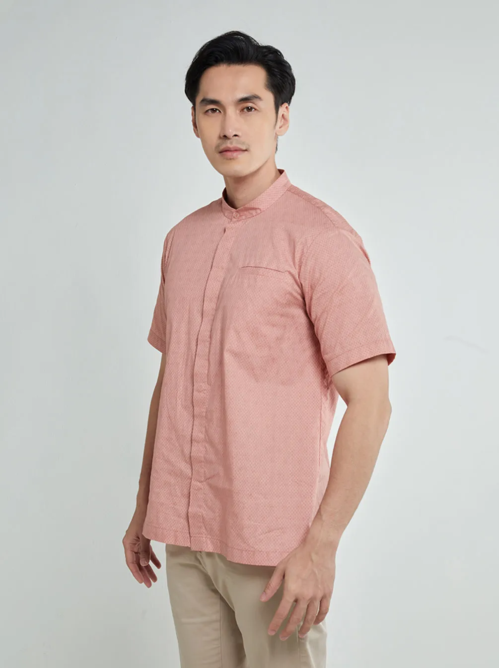 ORVA RAYA SHORT SLEEVE KOKO SUNSET BLUSH