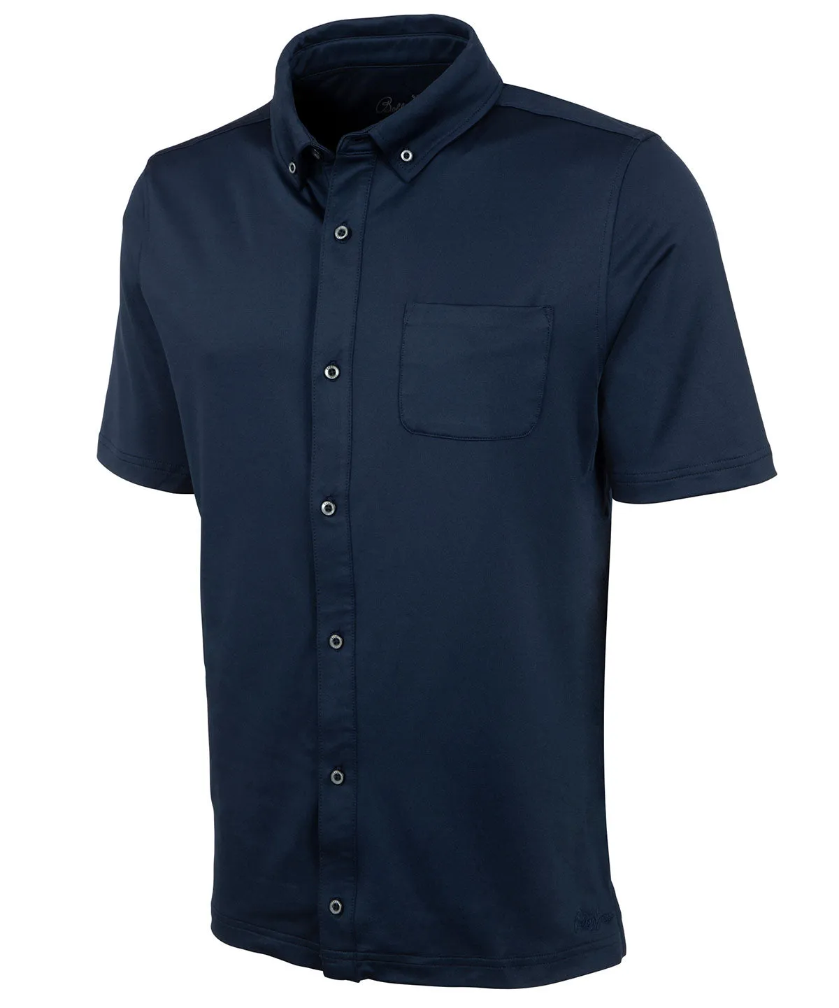 Performance Brushed-Back Stretch Jersey Cabana Sport Shirt