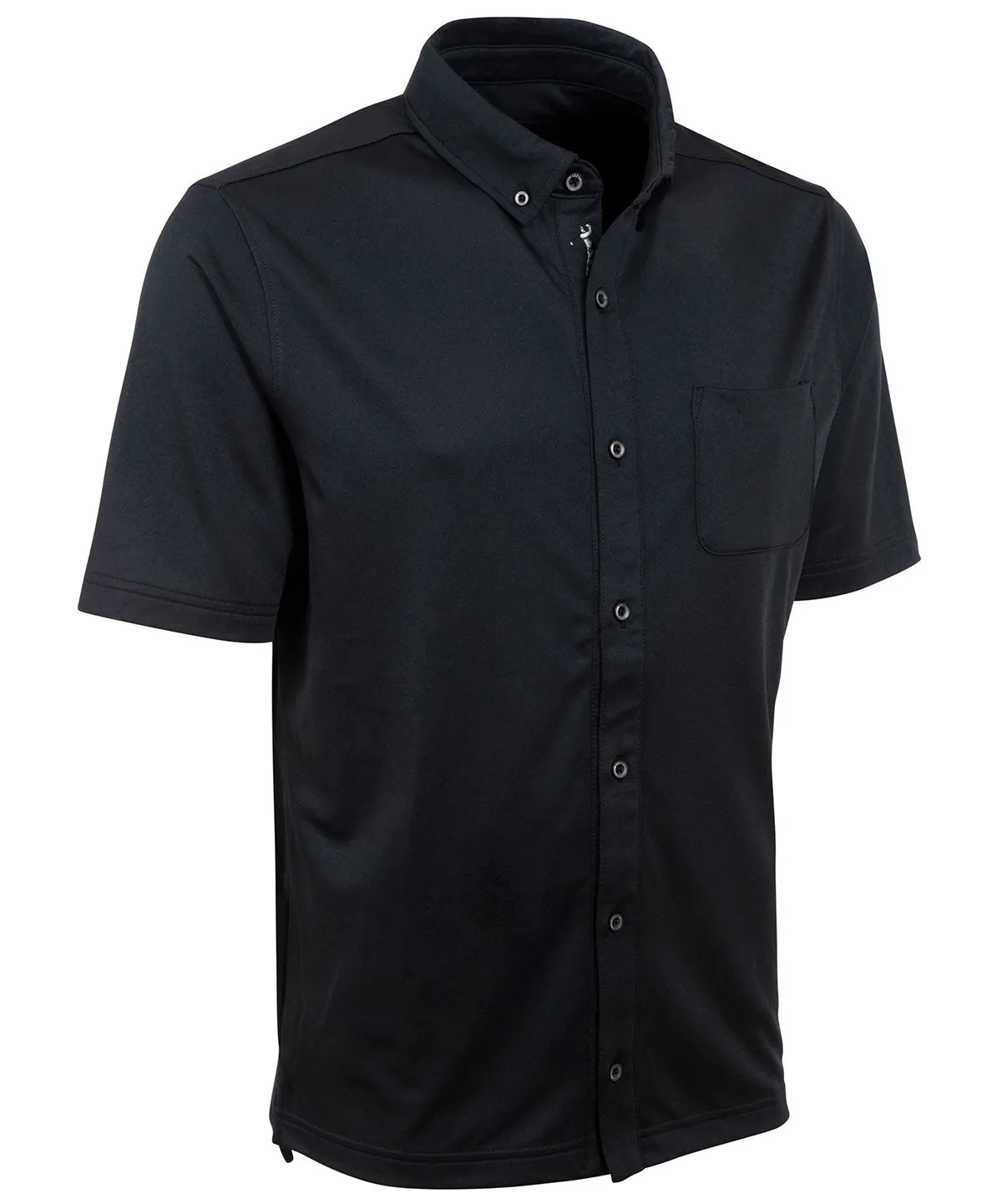 Performance Brushed-Back Stretch Jersey Cabana Sport Shirt