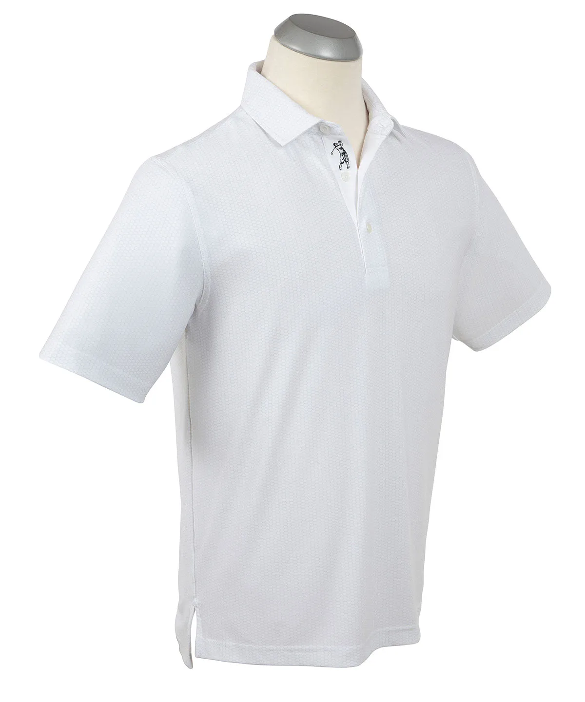 Performance Jersey Balata Print Polo Shirt