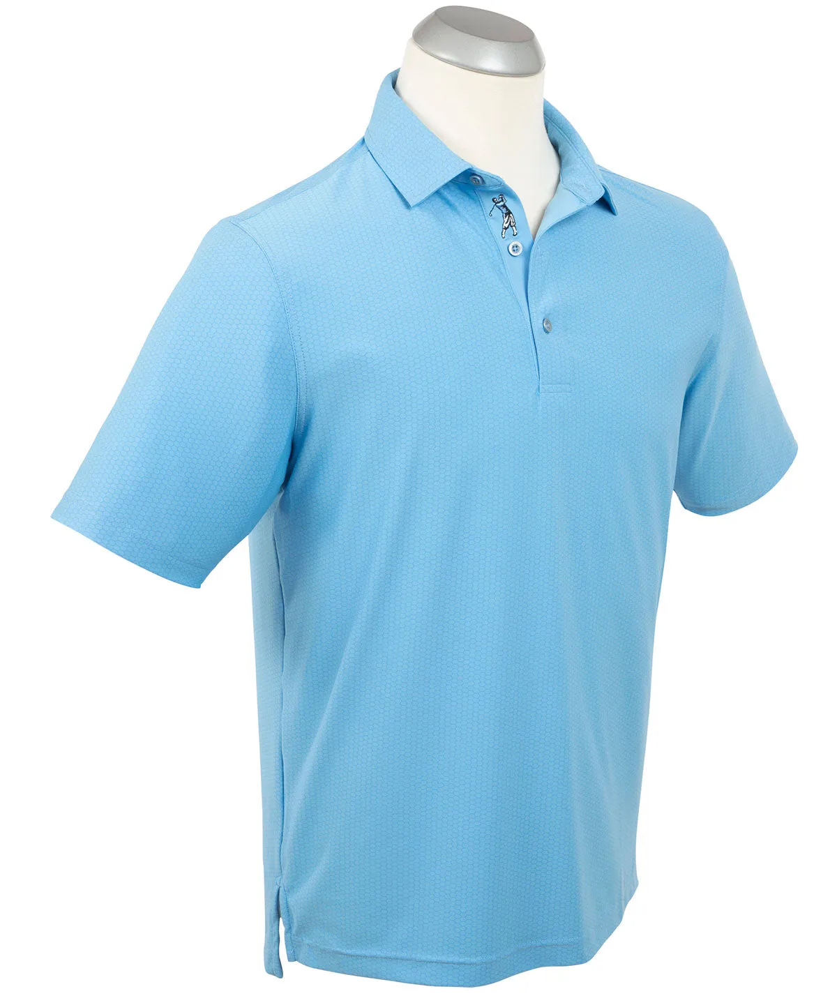 Performance Jersey Balata Print Polo Shirt