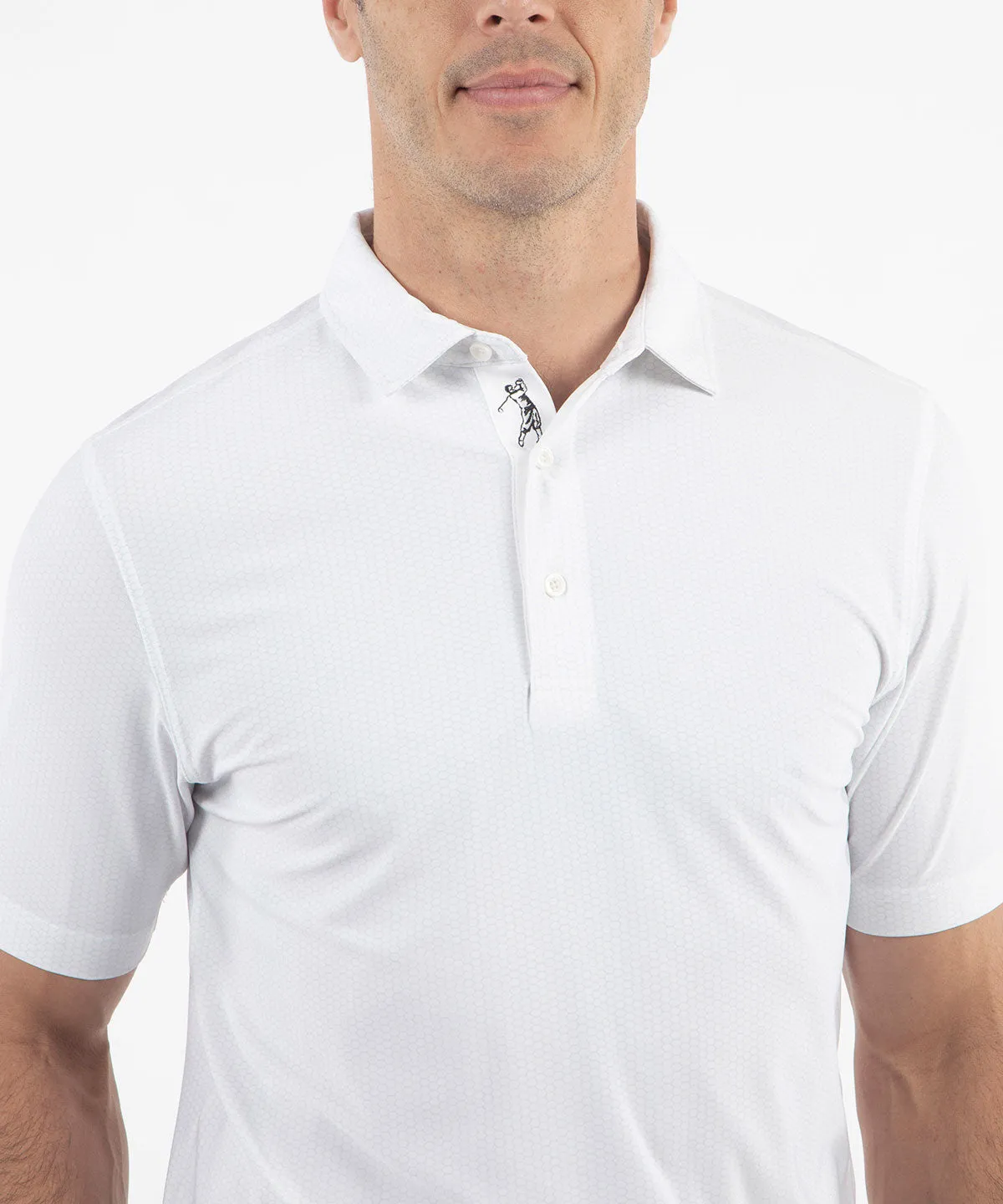 Performance Jersey Balata Print Polo Shirt