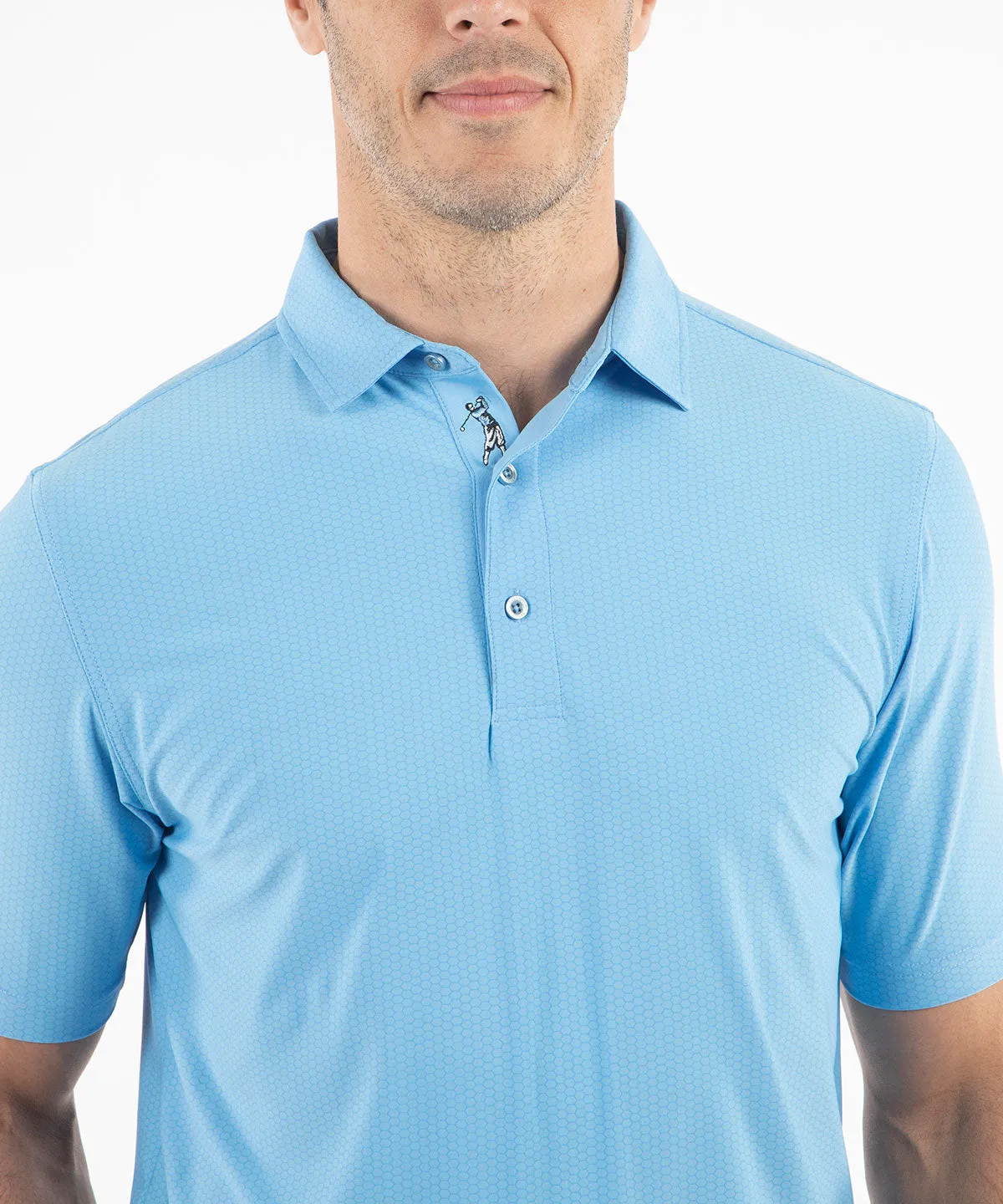 Performance Jersey Balata Print Polo Shirt