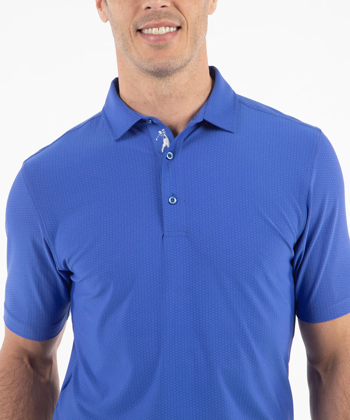 Performance Jersey Balata Print Polo Shirt