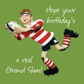 "A Real Grand Slam" Birthday Greeting Card from Holy Mackerel