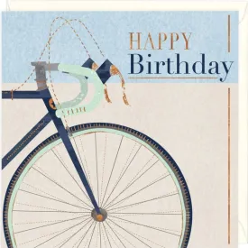 "Happy Birthday" Bicycle Greetings Card