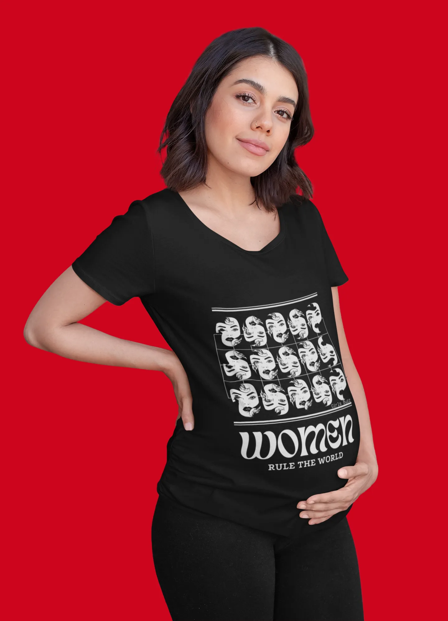 Rule The World Maternity T-shirt