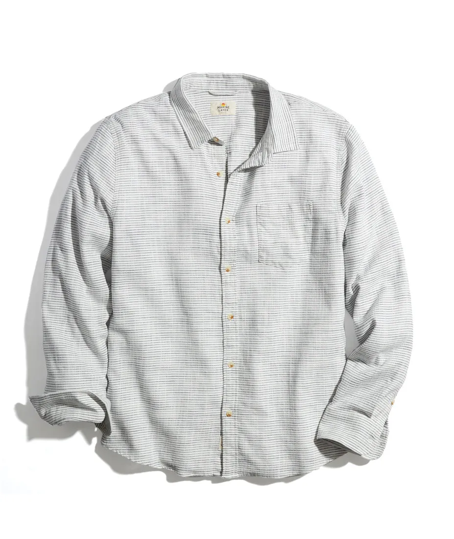 Stretch Selvage Long Sleeve Shirt