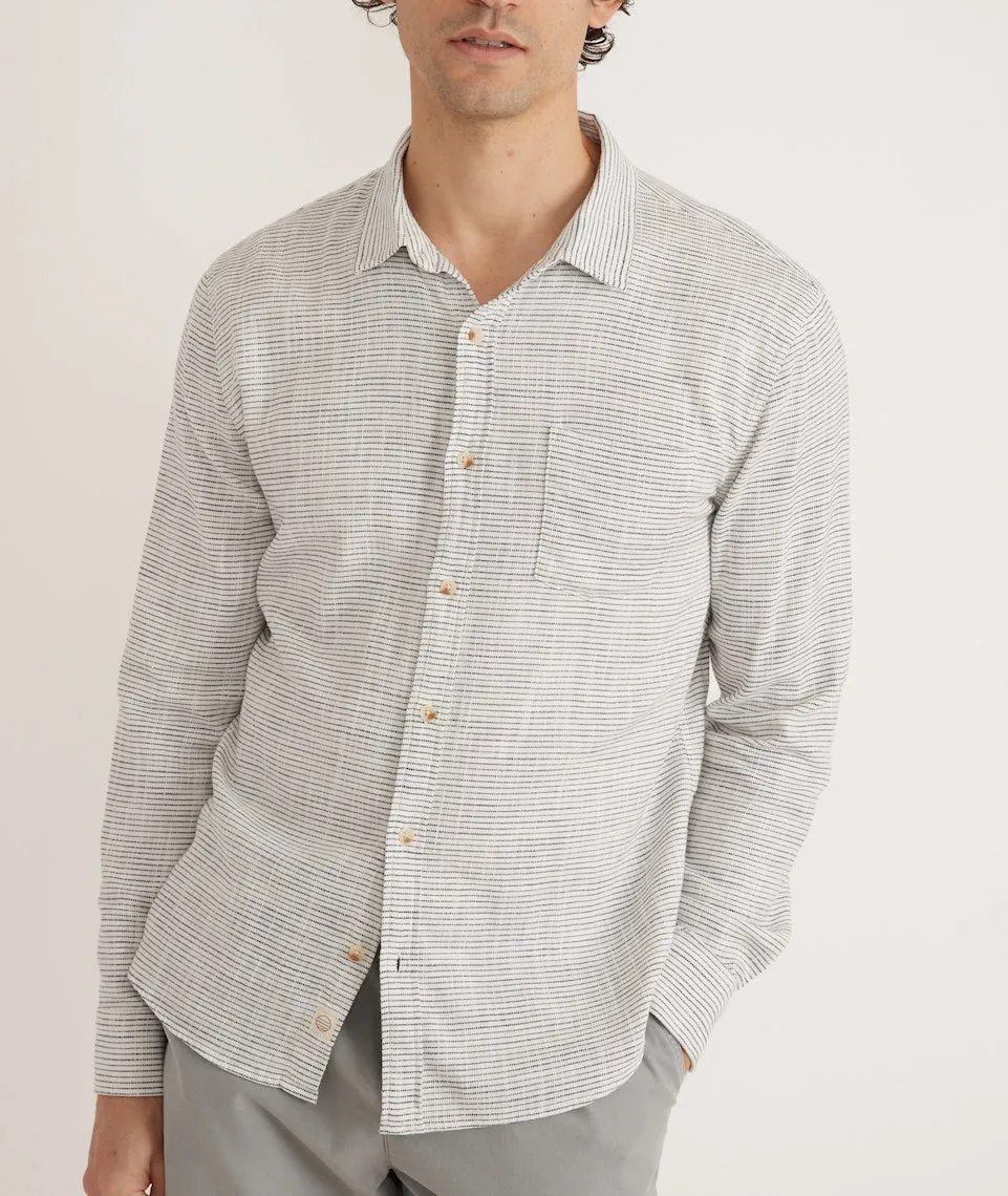 Stretch Selvage Long Sleeve Shirt