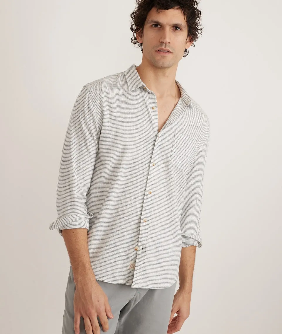 Stretch Selvage Long Sleeve Shirt