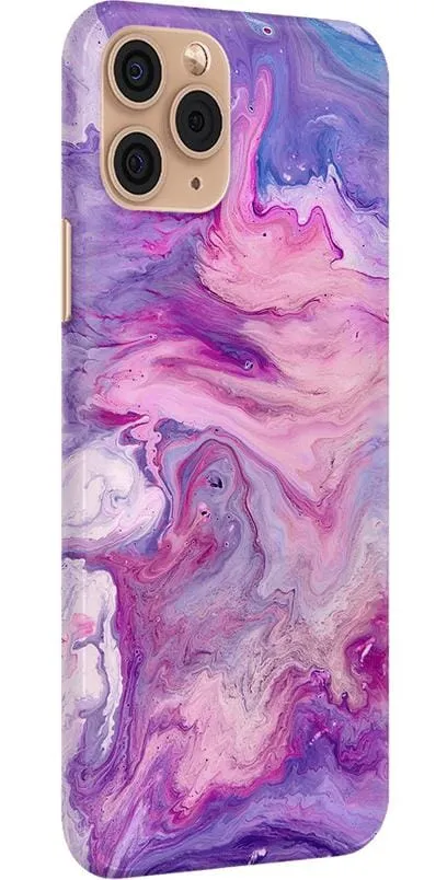 Tie Dying Over You | Purple Marble iPhone Case