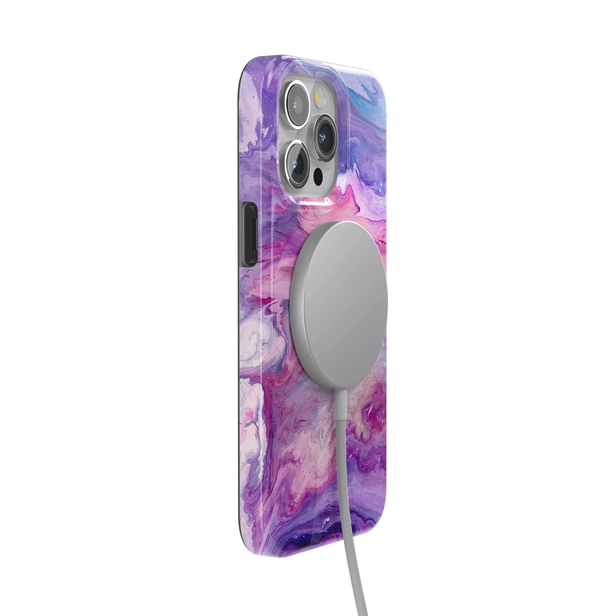 Tie Dying Over You | Purple Marble iPhone Case