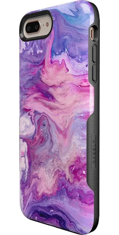 Tie Dying Over You | Purple Marble iPhone Case