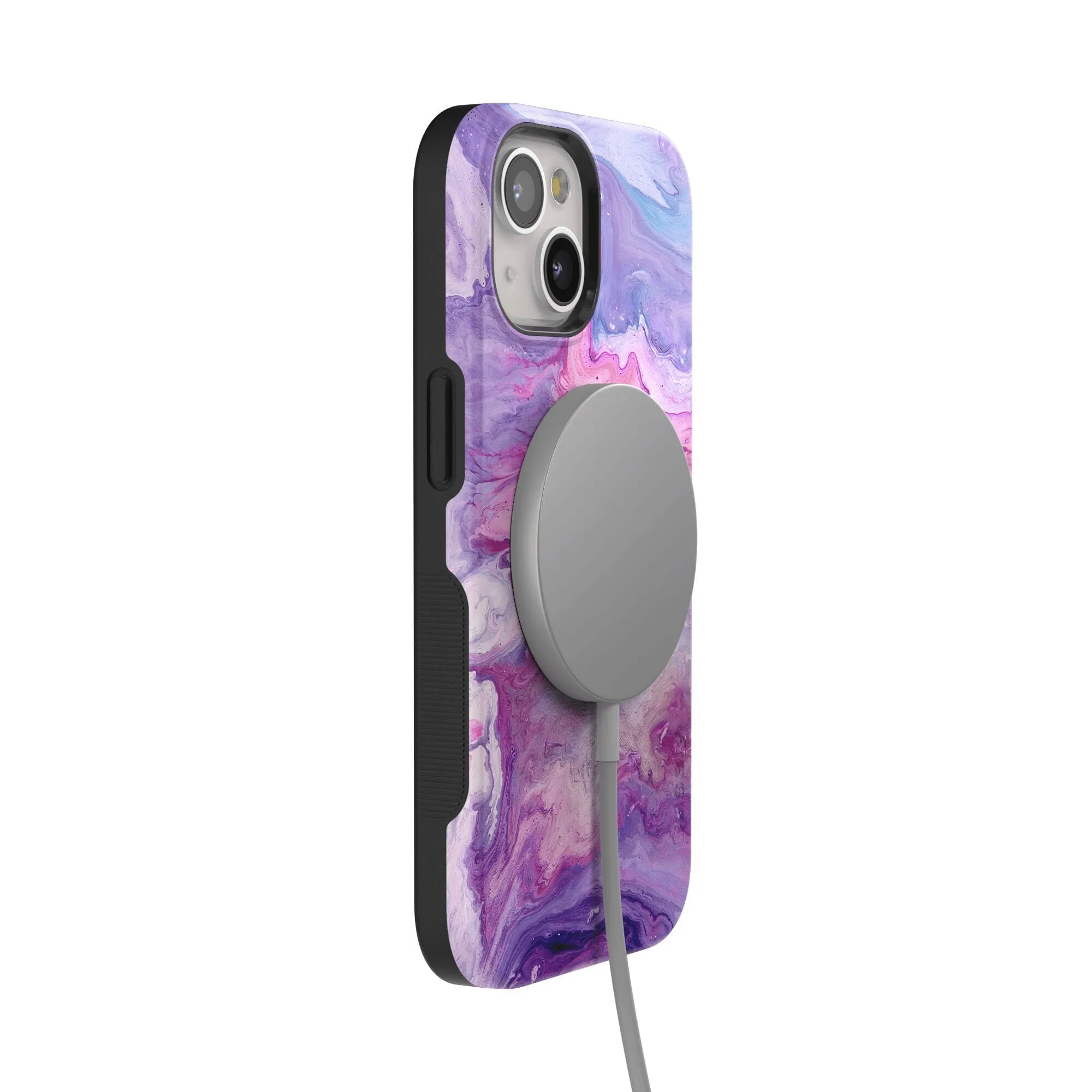 Tie Dying Over You | Purple Marble iPhone Case