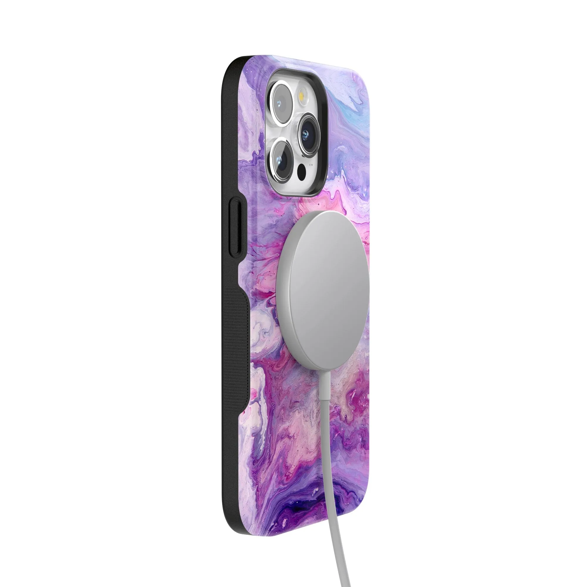 Tie Dying Over You | Purple Marble iPhone Case