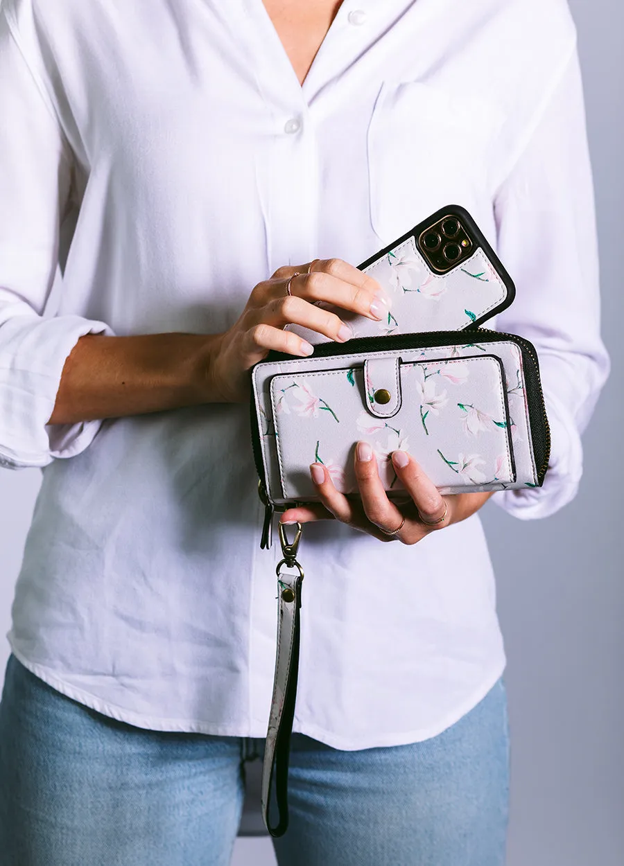 Ultimate Wristlet Phone Case in Baby Magnolia