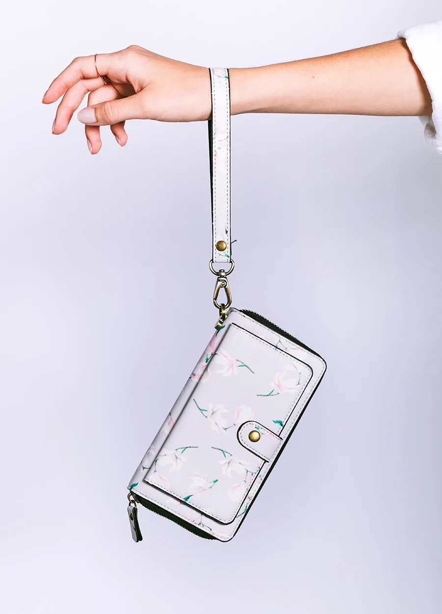 Ultimate Wristlet Phone Case in Baby Magnolia