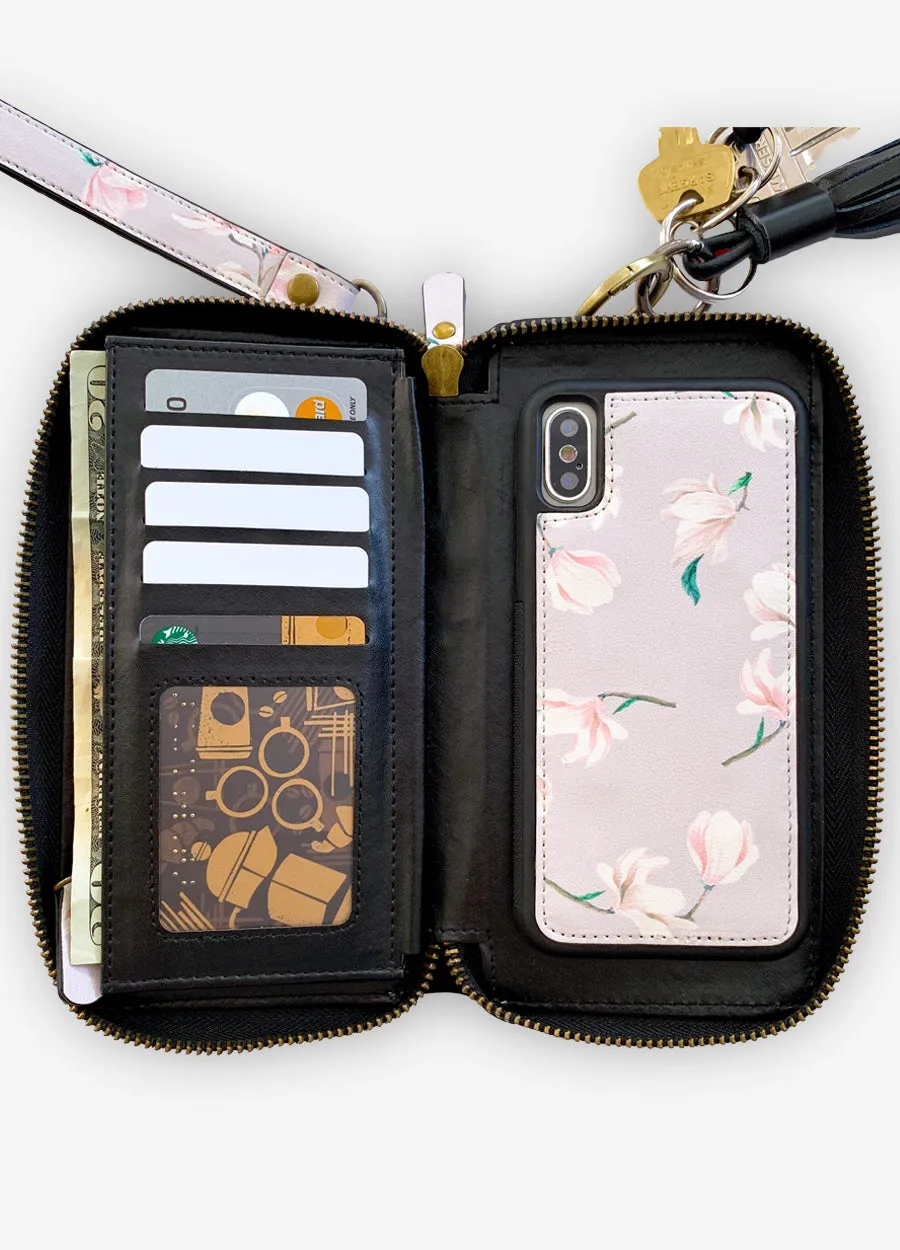 Ultimate Wristlet Phone Case in Baby Magnolia