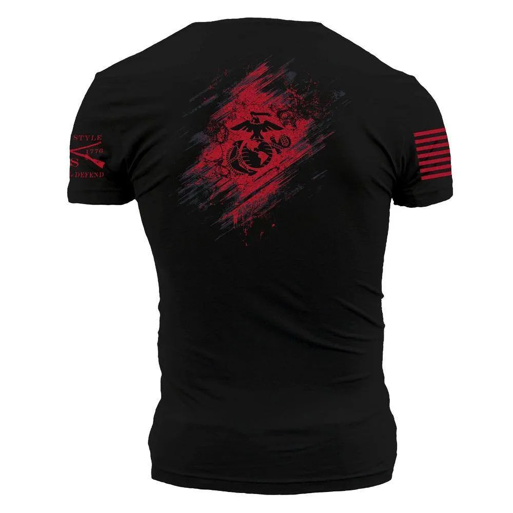 USMC - Bound In Blood T-Shirt - Black