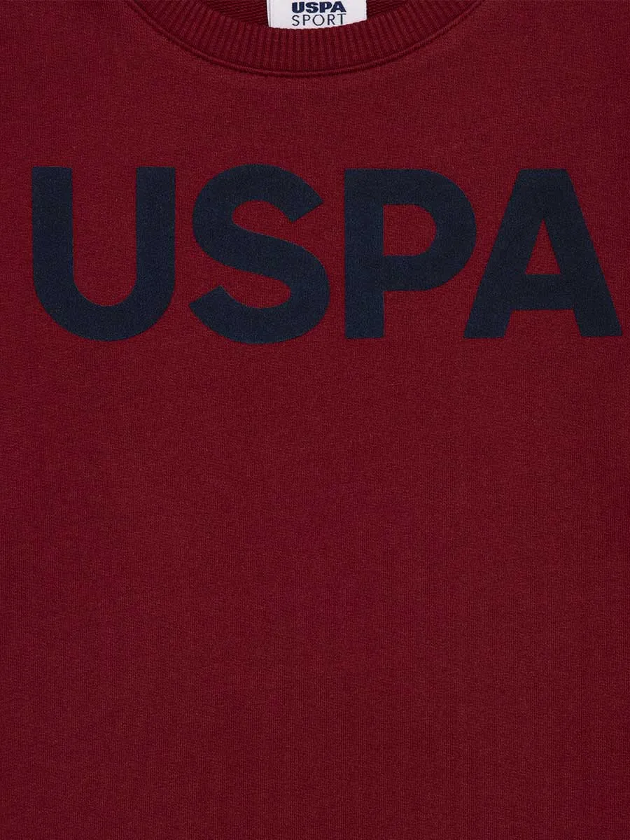 USPA Boys Sweatshirt Cherry VR223 USPSS135