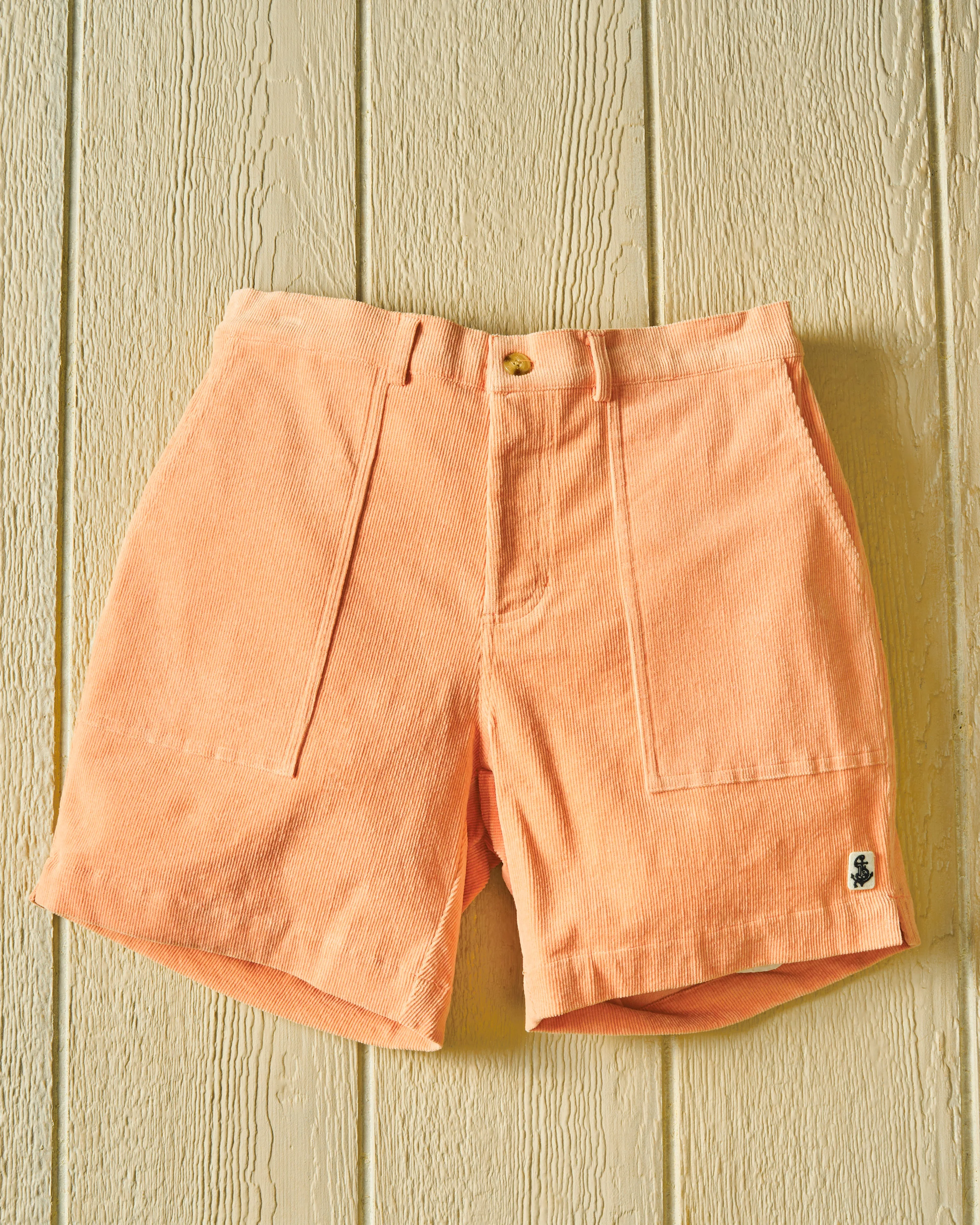 Ventura Short in Salmon Corduroy