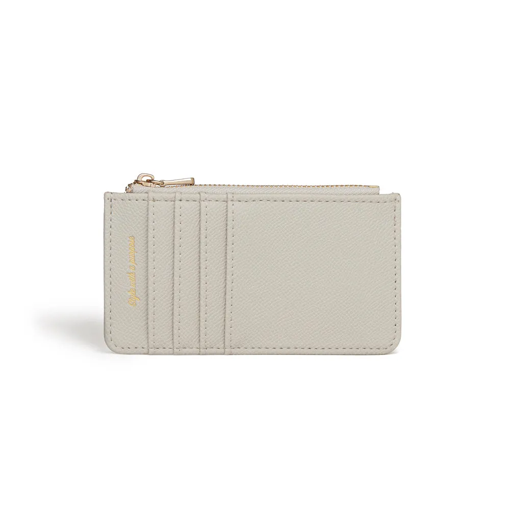 Willow Grey Coin and Card Holder