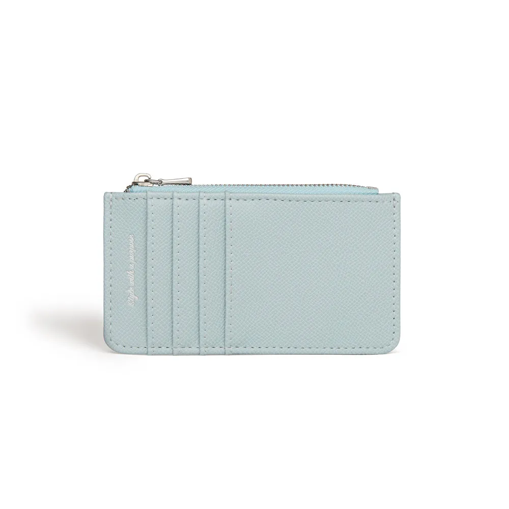 Willow Light Blue Coin and Card Holder