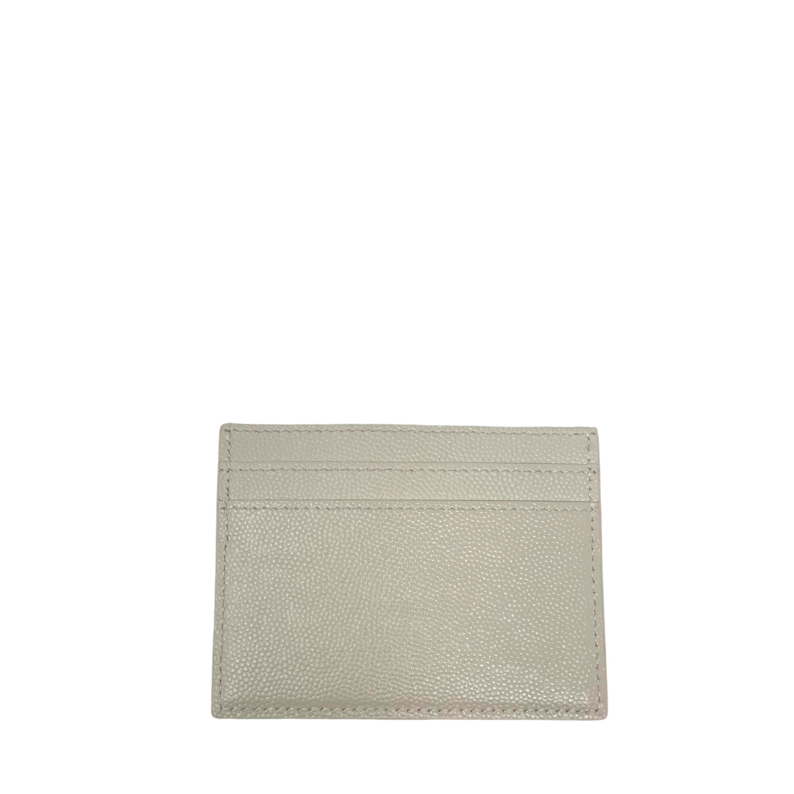 YSL Paris Card Case - Cream "Blanc Vintage”