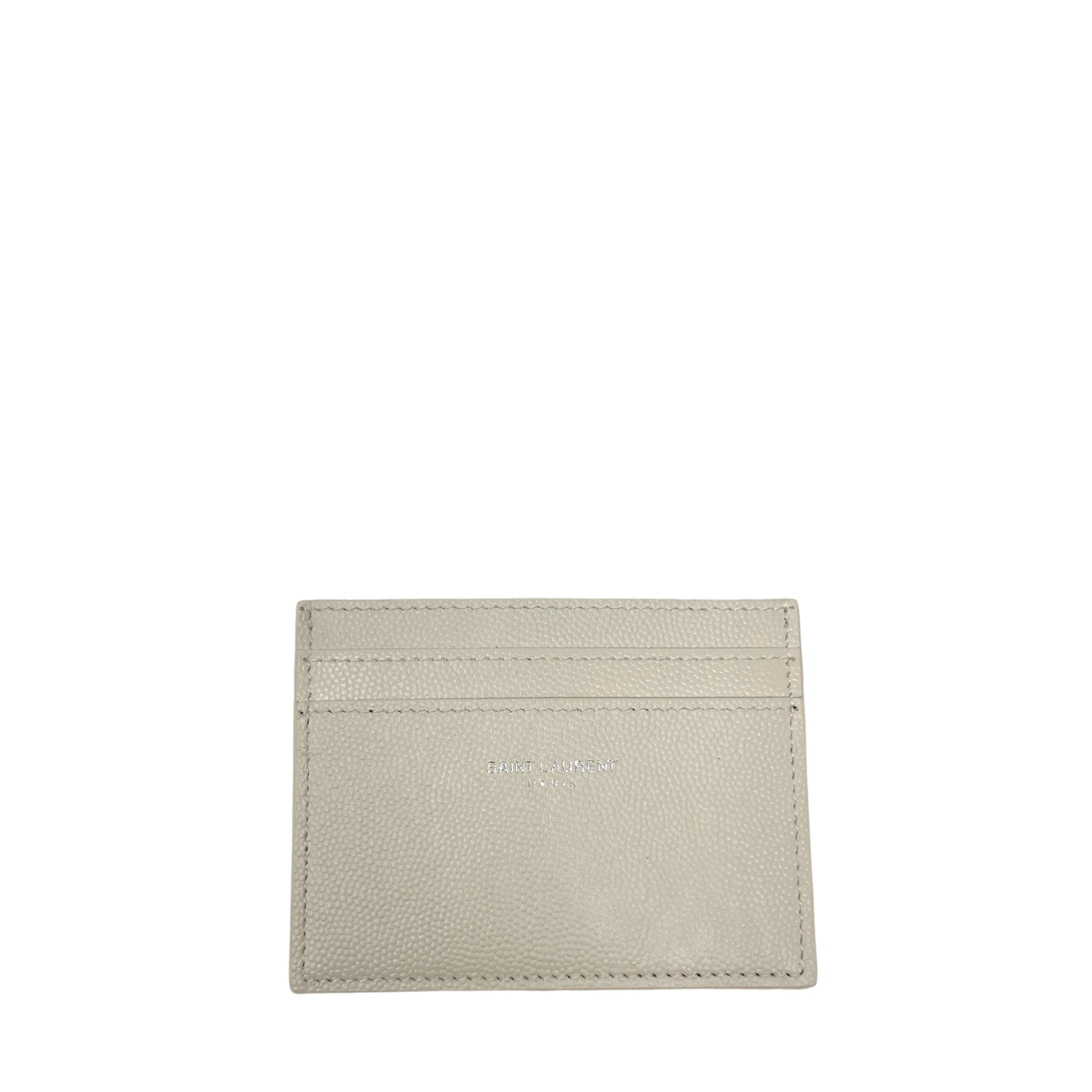 YSL Paris Card Case - Cream "Blanc Vintage”